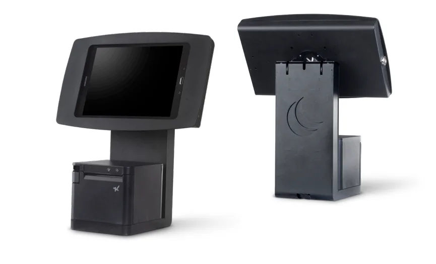Tablethalterung und Druckerstation